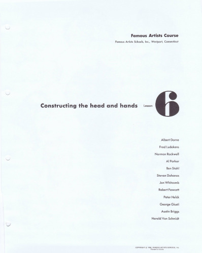 Famous Artists Course Lessons