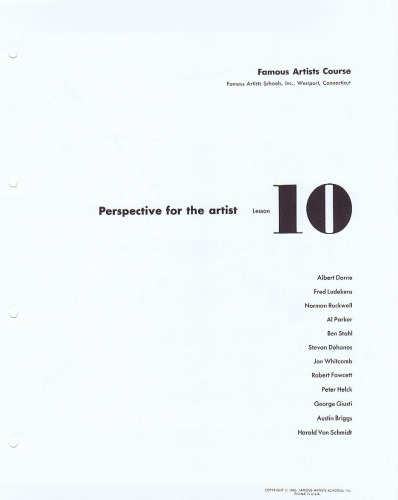 Famous Artists Course Lessons