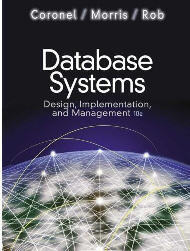 Database Systems: Design, Implementation, and Management
