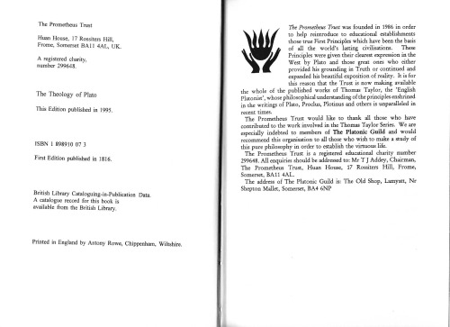 The Theology of Plato