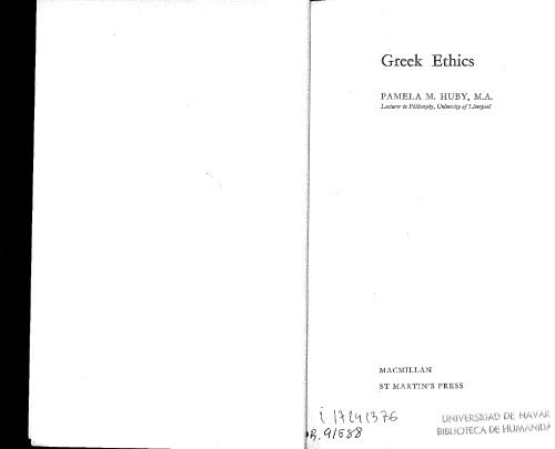 Greek ethics