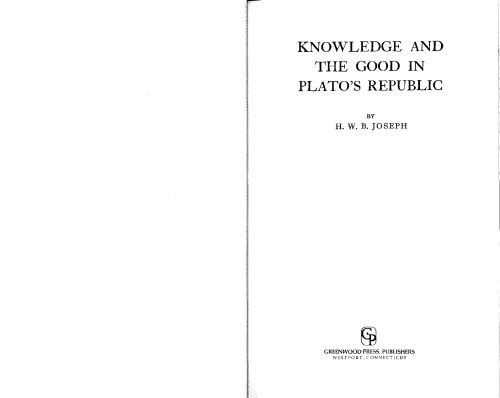 Knowledge and the Good in Plato's Republic
