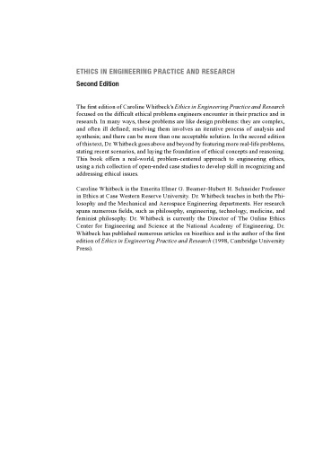 Ethics in Engineering Practice and Research