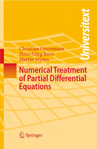 Numerical treatment of partial differential equations