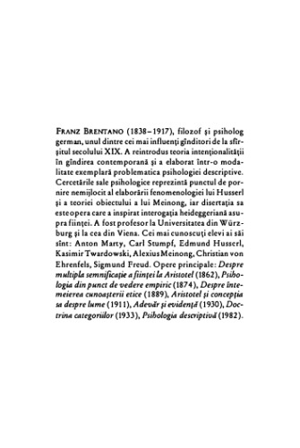 Despre multipla semnificatie a fiintei la Aristotel