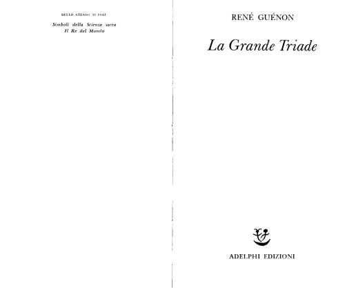 La grande triade