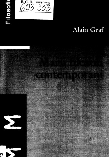 Marii filosofi contemporani