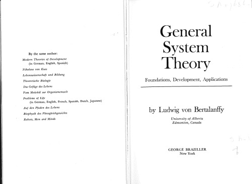 General System Theory