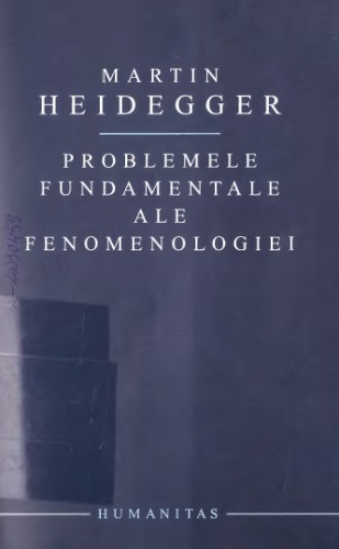 Problemele fundamentale ale fenomenologiei