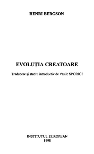 Evolutia creatoare