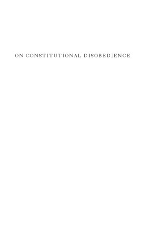 On Constitutional Disobedience
