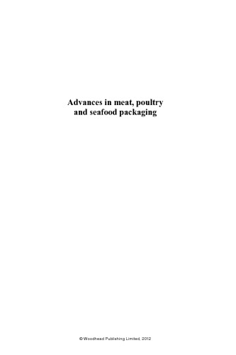 Advances in meat, poultry and seafood packaging