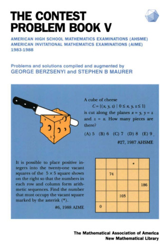 The Contest Problem Book V: American High School Mathematics Examinations