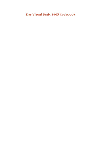 Das Visual Basic 2005 Codebook