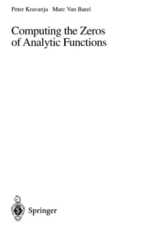 Computing the Zeros of Analytic Functions