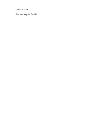 Besteuerung der GmbH