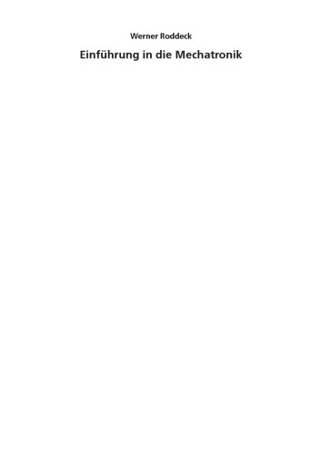 Einführung in die Mechatronik : mit 9 Tabellen
