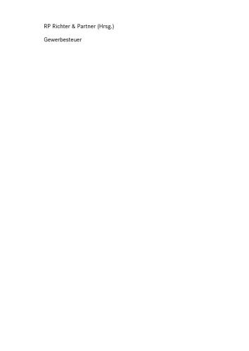 Gewerbesteuer : Gestaltungsberatung in der Praxis