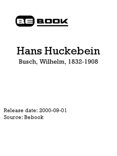 Hans Huckebein