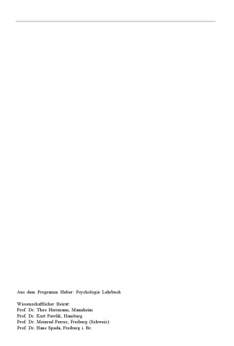 Lehrbuch Sozialpsychologie