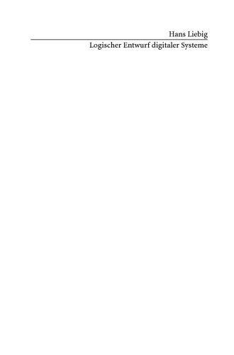 Logischer Entwurf digitaler Systeme: 4