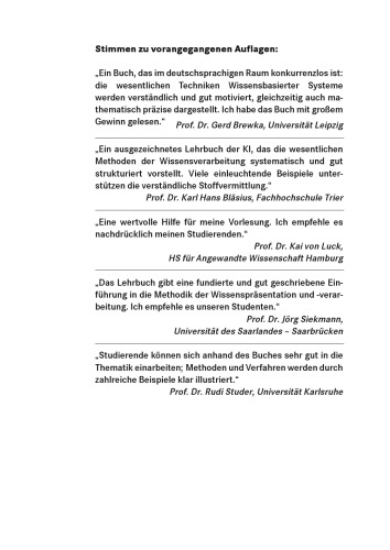 Methoden wissensbasierter Systeme : Grundlagen - Algorithmen - Anwendungen