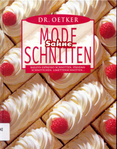 Dr. Oetker Mode-Sahne-Schnitten Baileys-Espresso-Schnitten, Ipanema-Schnittchen, Limettenschnitten
