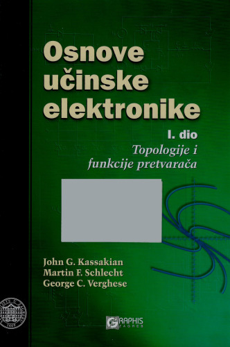 Osnove učinske elektronike, I. dio: Topologije i funkcije pretvarača