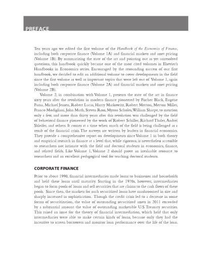 Handbook of the Economics of Finance