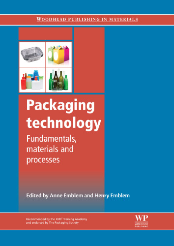 Packaging technology: Fundamentals, materials and processes