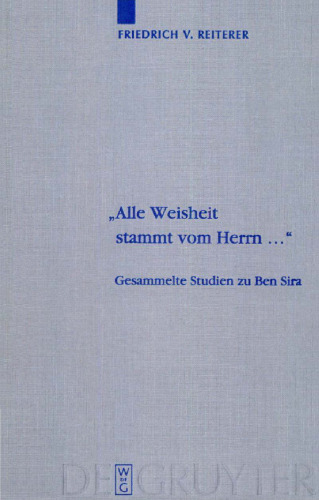 „Alle Weisheit stammt vom Herrn ...