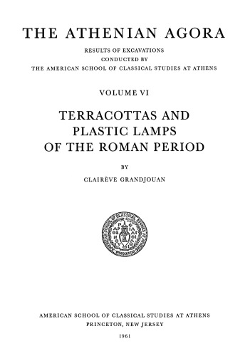 Terracottas and Plastic Lamps of the Roman Period