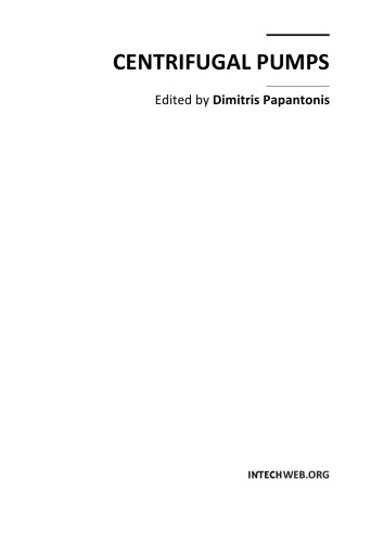 Centrifugal Pumps