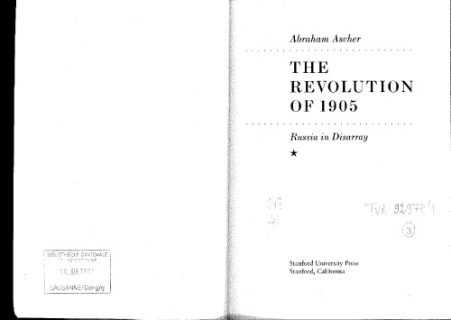 The Revolution of 1905: Russia in Disarray