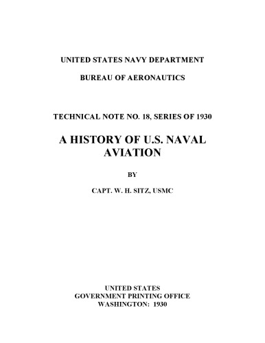 History of US Naval Aviation