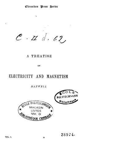A Treatise on Electricity and Magnetism