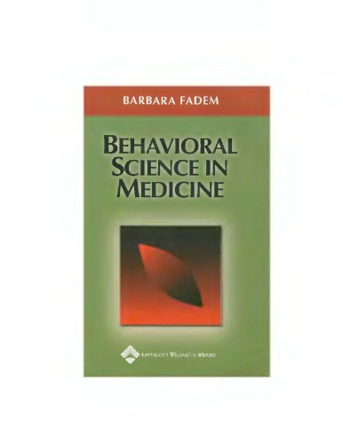 Behavioral Science In Medicine