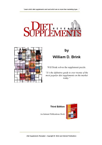 Diet Supplements Revealed
