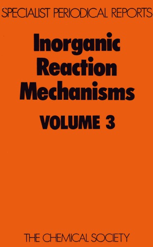 Inorganic Reaction Mechanisms [Vol 3]