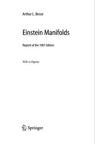 Einstein Manifolds
