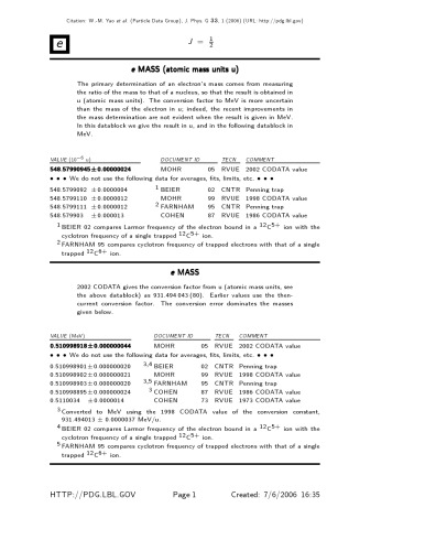 Particle Physics - Leptons [articles]