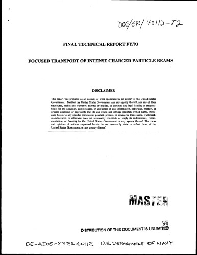 Focused Transport of Intense Charged Particle Beams