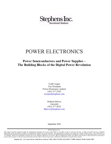 Power Electronics