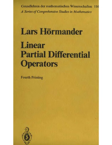 Linear Partial Differential Operators
