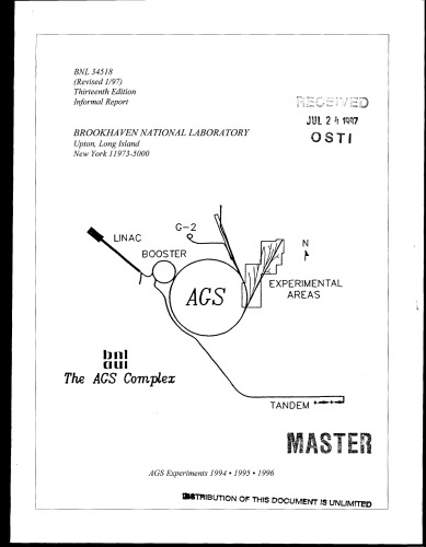 AGS Experiments [1994-1996]