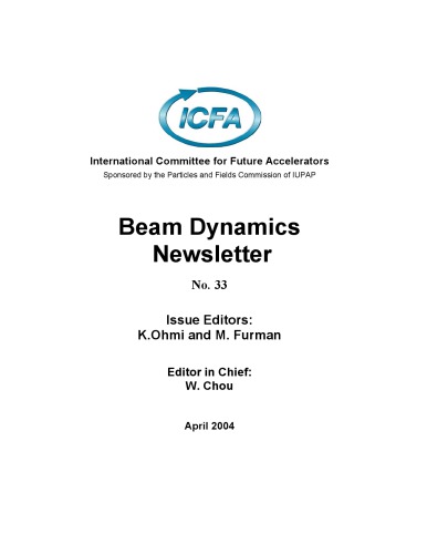 Beam Dynamics Newsletter 33