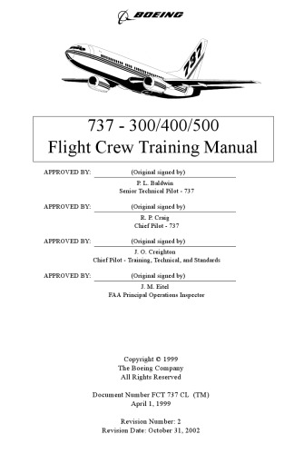 Boeing 737 flight crew training manual