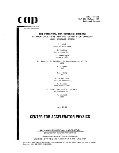 Potential for Neutrino Physics at Muon Colliders, Storage Rings