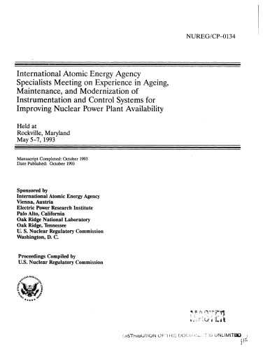 Ageing, Maint and Modernization of Instrumentation, Ctl Systems