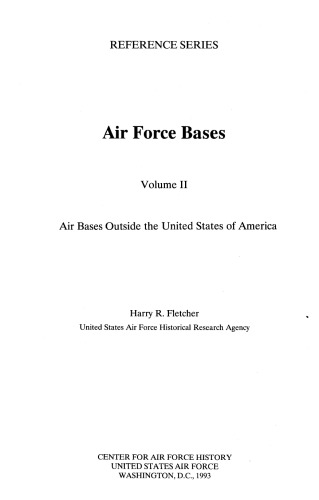 Air Force Bases [U.S.] [V. 2 - Outside U.S.]